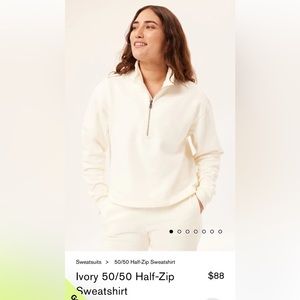 Girlfriend Collective Ivory Sweatsuit